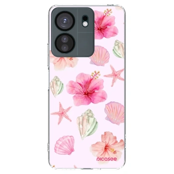 Picasee silikonska prozirna maskica za Xiaomi Redmi 13C 4G - Blush Lagoon