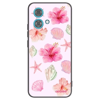 Picasee crna silikonska maskica za Motorola Edge 40 Neo - Blush Lagoon