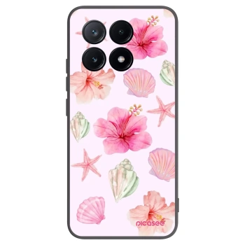 Picasee crna silikonska maskica za Xiaomi Poco X6 Pro - Blush Lagoon