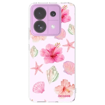 Picasee silikonska prozirna maskica za Xiaomi Redmi Note 13 Pro 5G - Blush Lagoon