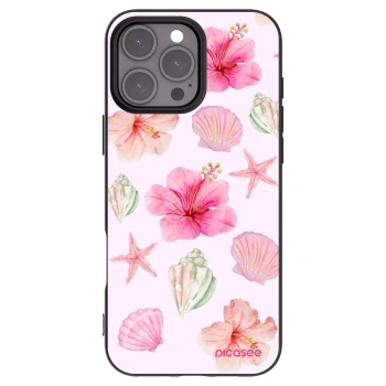 Picasee crna silikonska maskica za Apple iPhone 16 Pro Max - Blush Lagoon