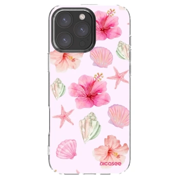 Picasee silikonska prozirna maskica za Apple iPhone 16 Pro Max - Blush Lagoon