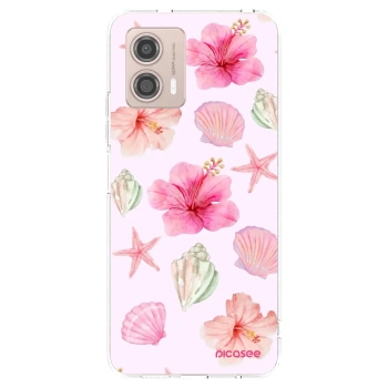 Picasee silikonska prozirna maskica za Motorola Moto G53 5G - Blush Lagoon