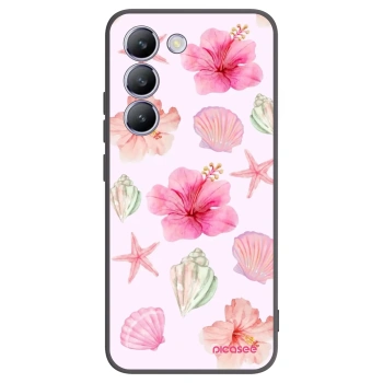 Picasee crna silikonska maskica za Vivo V40 SE 5G - Blush Lagoon