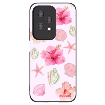 Picasee crna silikonska maskica za Honor 200 Lite - Blush Lagoon