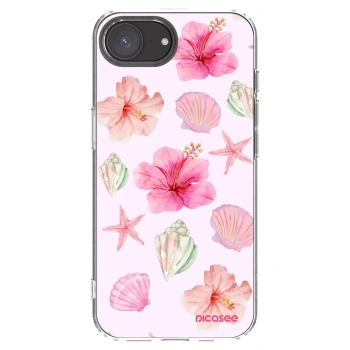 Picasee silikonska prozirna maskica za Apple iPhone 16e - Blush Lagoon