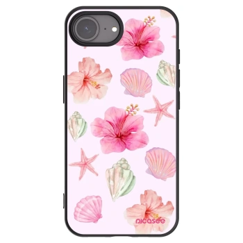Picasee crna silikonska maskica za Apple iPhone 16e - Blush Lagoon