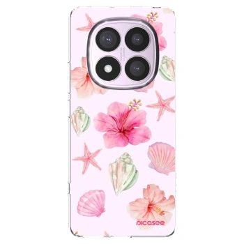 Picasee silikonska prozirna maskica za Xiaomi Redmi Note 14 Pro 5G - Blush Lagoon