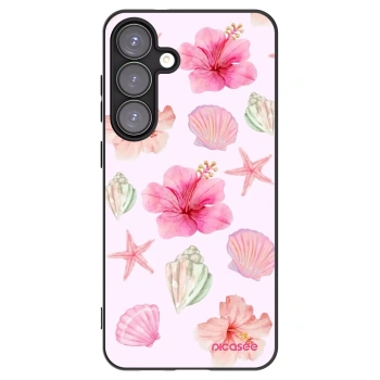 Picasee crna silikonska maskica za Samsung Galaxy S25+ 5G - Blush Lagoon
