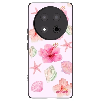 Picasee crna silikonska maskica za Honor Magic7 Lite 5G - Blush Lagoon
