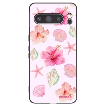Picasee crna silikonska maskica za Google Pixel 8 Pro - Blush Lagoon