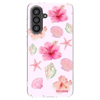 Picasee silikonska prozirna maskica za Samsung Galaxy A36 5G - Blush Lagoon