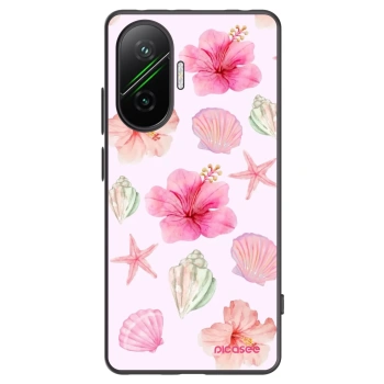 Picasee crna silikonska maskica za Xiaomi Poco F7 Pro 5G - Blush Lagoon