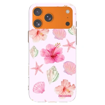 Picasee silikonska prozirna maskica za Apple iPhone 17 Pro Max - Blush Lagoon