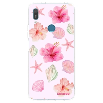 Picasee silikonska prozirna maskica za Huawei Y6 2019 - Blush Lagoon