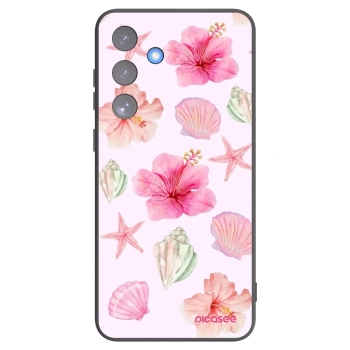 Picasee crna silikonska maskica za Samsung Galaxy S25 FE 5G - Blush Lagoon