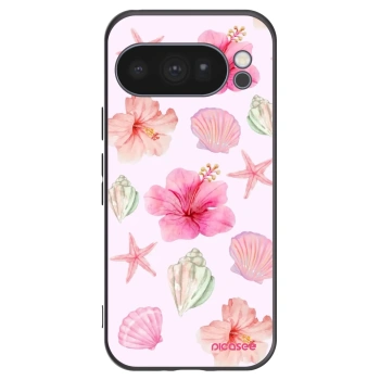 Picasee crna silikonska maskica za Google Pixel 10 Pro - Blush Lagoon