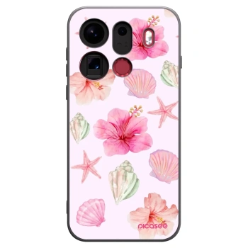 Picasee crna silikonska maskica za OPPO Find X9 Pro - Blush Lagoon