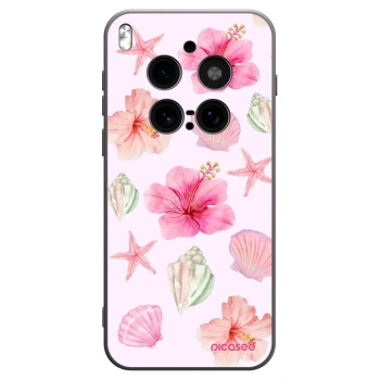 Picasee crna silikonska maskica za Vivo X300 Pro - Blush Lagoon