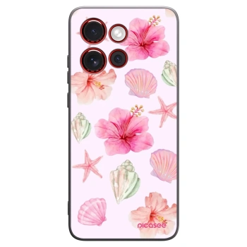 Picasee crna silikonska maskica za Motorola Edge 60 Neo 5G - Blush Lagoon