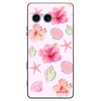 Picasee crna silikonska maskica za Sony Xperia 10 VII - Blush Lagoon