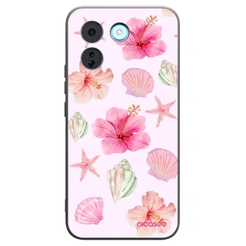 Picasee crna silikonska maskica za Xiaomi Redmi Note 17 Pro MAX 5G - Blush Lagoon