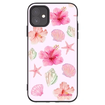 Picasee crna silikonska maskica za Apple iPhone 11 - Blush Lagoon