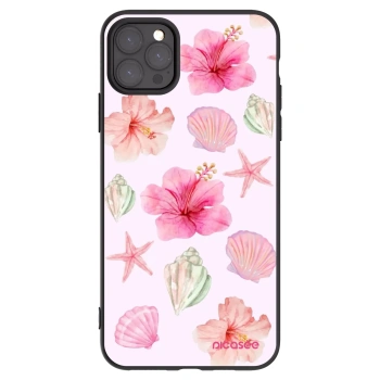 Picasee crna silikonska maskica za Apple iPhone 11 Pro Max - Blush Lagoon