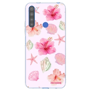 Picasee silikonska prozirna maskica za Xiaomi Redmi Note 8T - Blush Lagoon