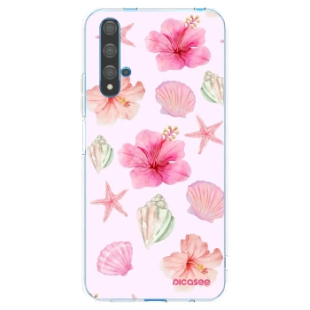Picasee silikonska prozirna maskica za Huawei Nova 5T - Blush Lagoon