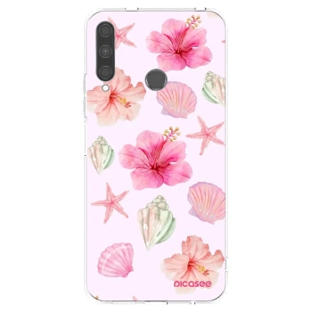 Picasee silikonska prozirna maskica za Huawei P40 Lite E - Blush Lagoon