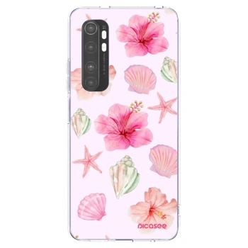 Picasee silikonska prozirna maskica za Xiaomi Mi Note 10 Lite - Blush Lagoon