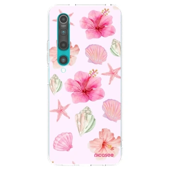 Picasee silikonska prozirna maskica za Xiaomi Mi 10 - Blush Lagoon