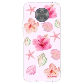 Picasee silikonska prozirna maskica za Xiaomi Poco F2 Pro - Blush Lagoon