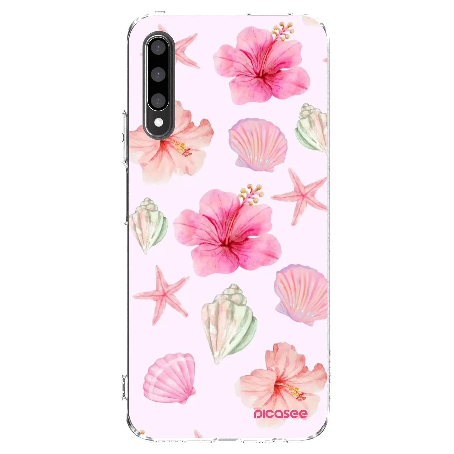 Picasee silikonska prozirna maskica za Honor 9X Pro - Blush Lagoon