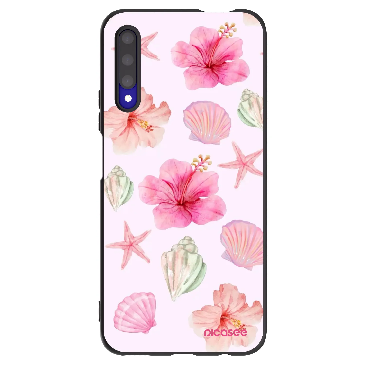 Picasee crna silikonska maskica za Honor 9X Pro - Blush Lagoon