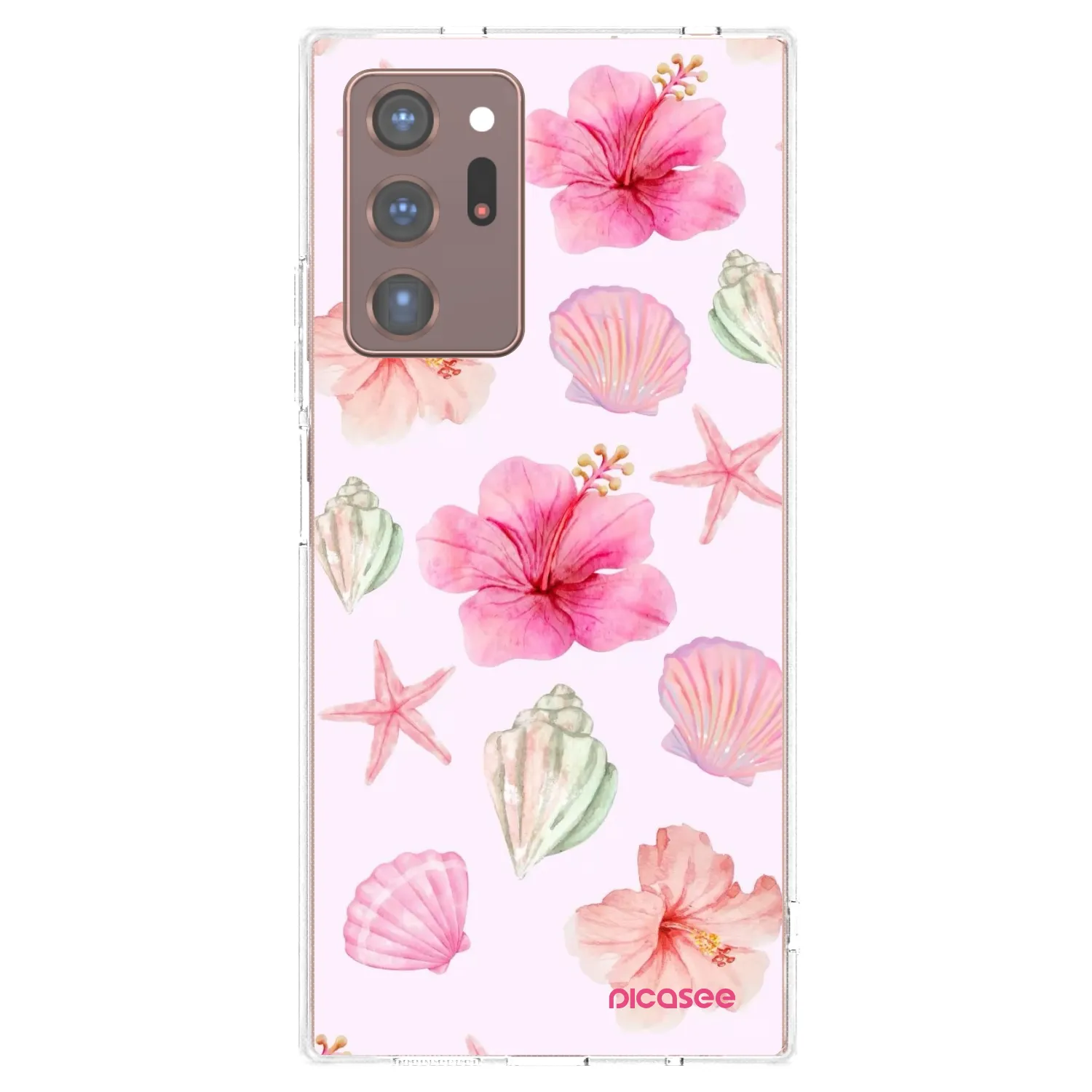 Picasee silikonska prozirna maskica za Samsung Galaxy Note 20 Ultra - Blush Lagoon