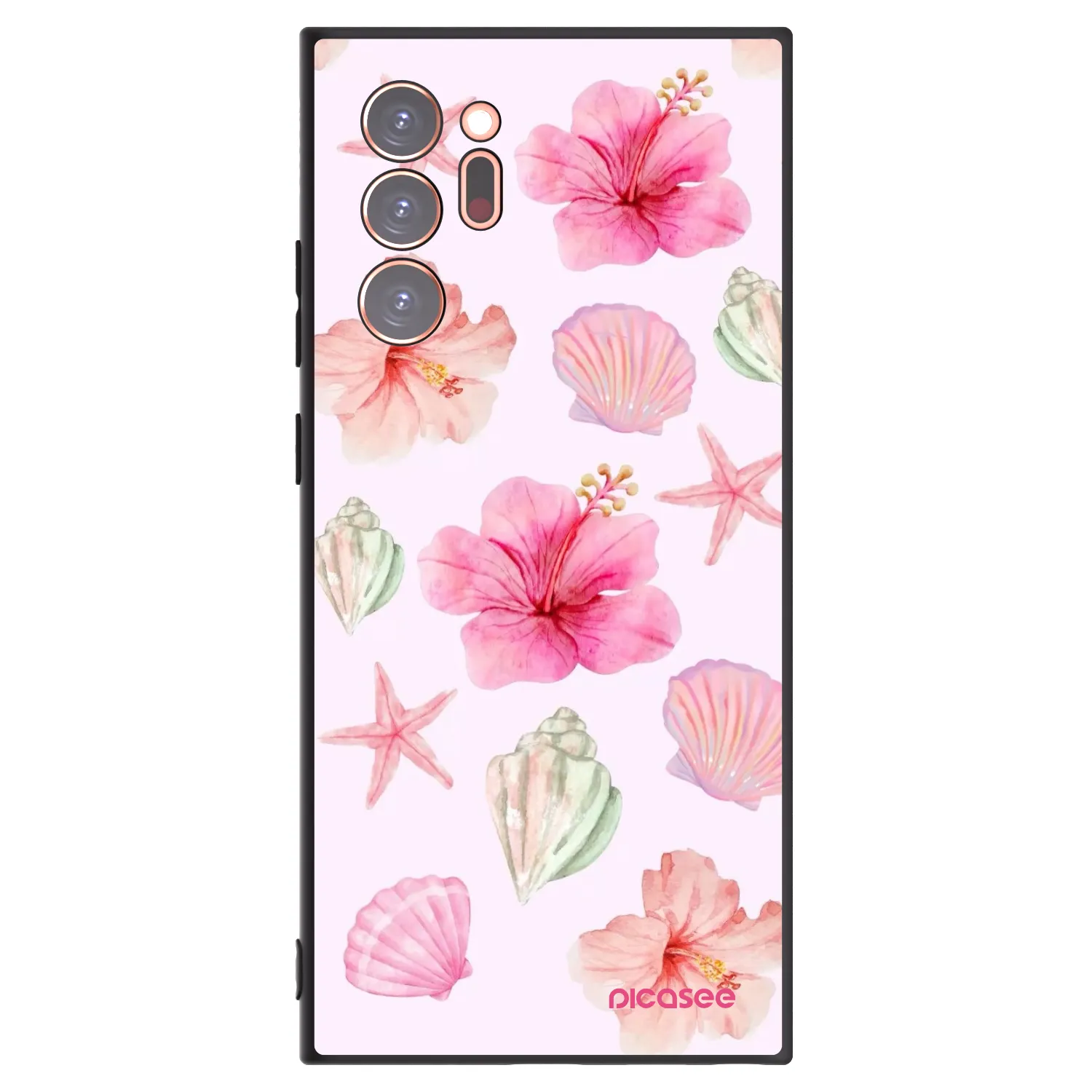 Picasee crna silikonska maskica za Samsung Galaxy Note 20 Ultra - Blush Lagoon