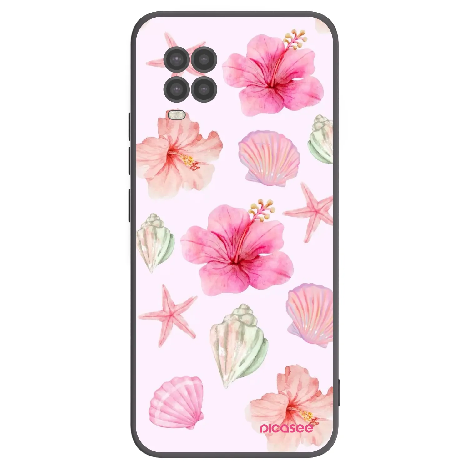 Picasee crna silikonska maskica za Xiaomi Mi 10 Lite - Blush Lagoon