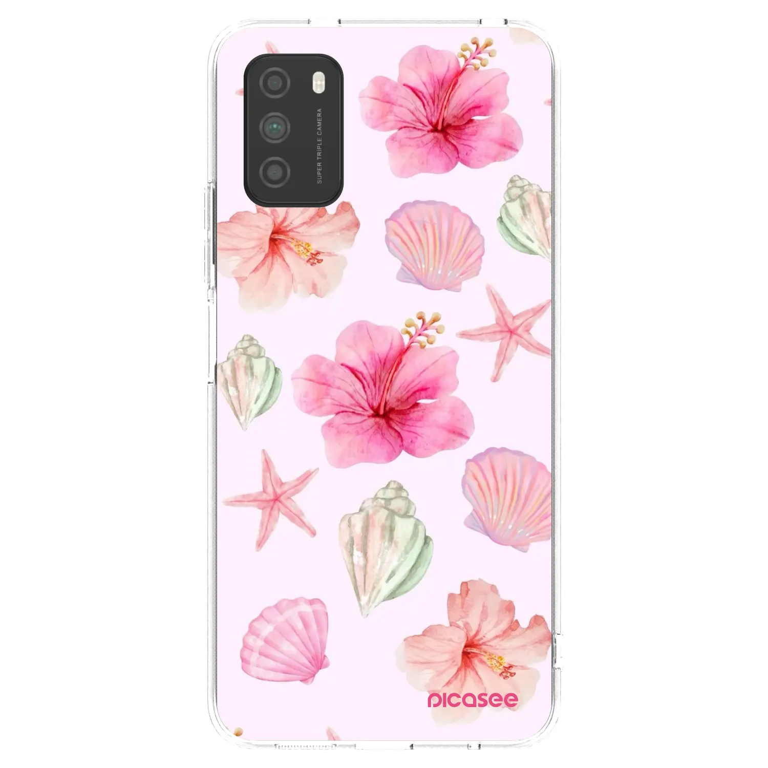 Picasee silikonska prozirna maskica za Xiaomi Poco M3 - Blush Lagoon