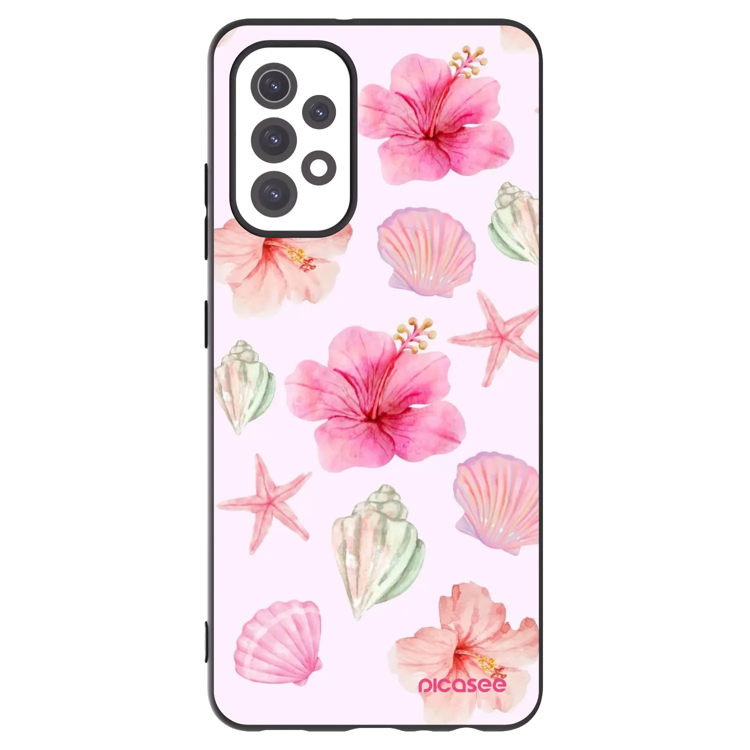 Picasee crna silikonska maskica za Samsung Galaxy A32 5G A326B - Blush Lagoon