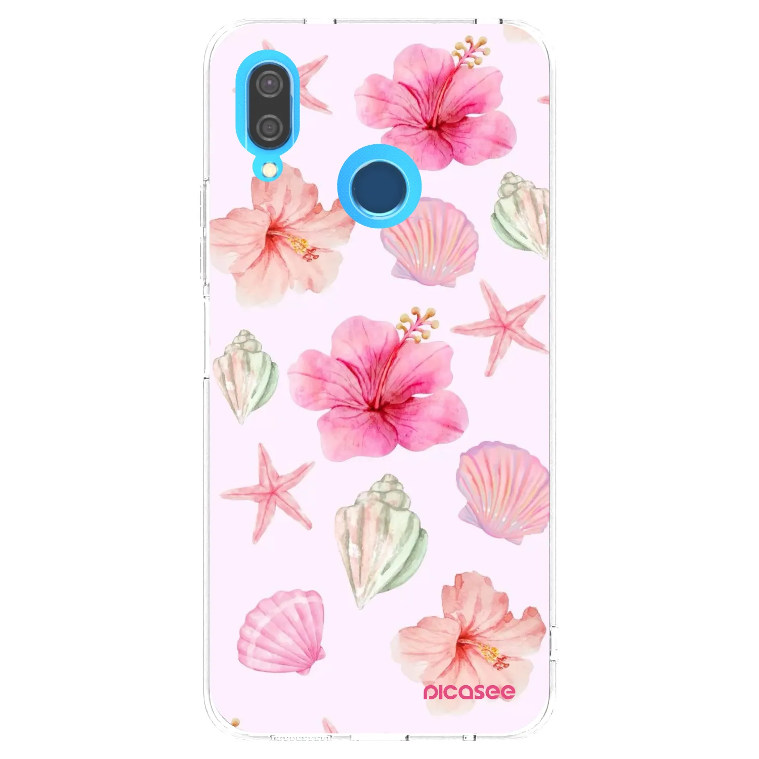Picasee silikonska prozirna maskica za Huawei P20 Lite - Blush Lagoon