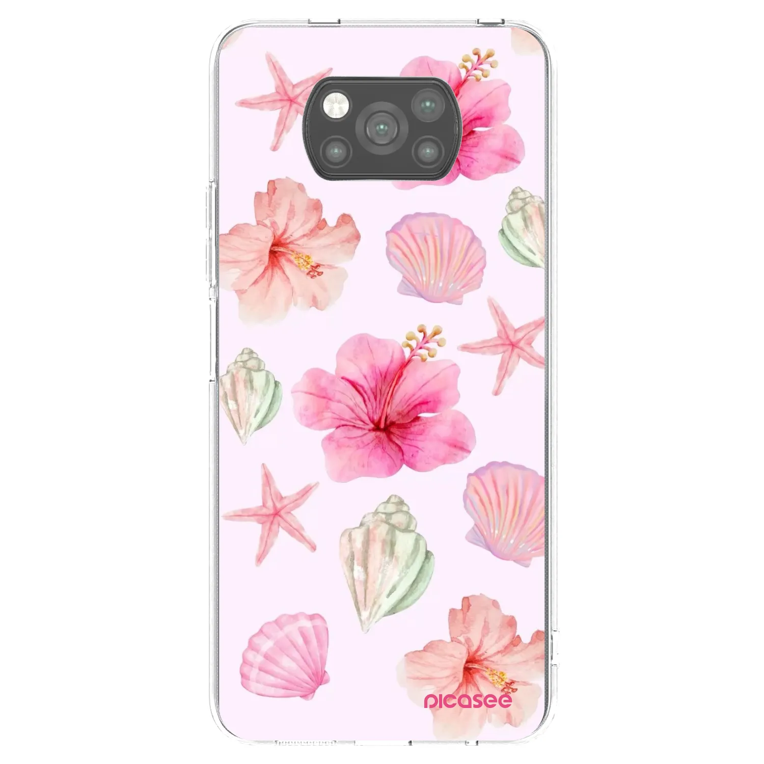 Picasee crna silikonska maskica za Xiaomi Poco X3 Pro - Blush Lagoon