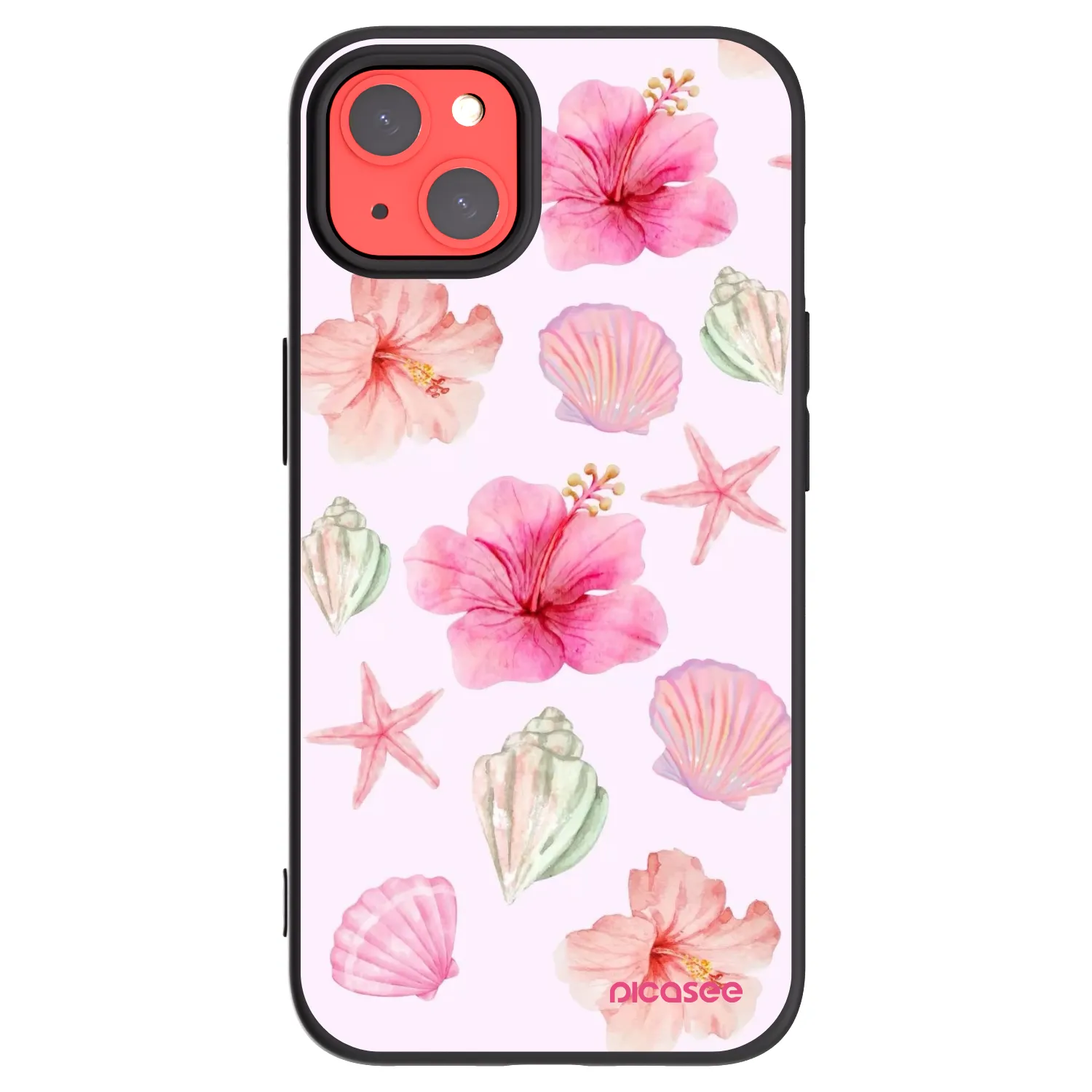 Picasee crna silikonska maskica za Apple iPhone 13 - Blush Lagoon