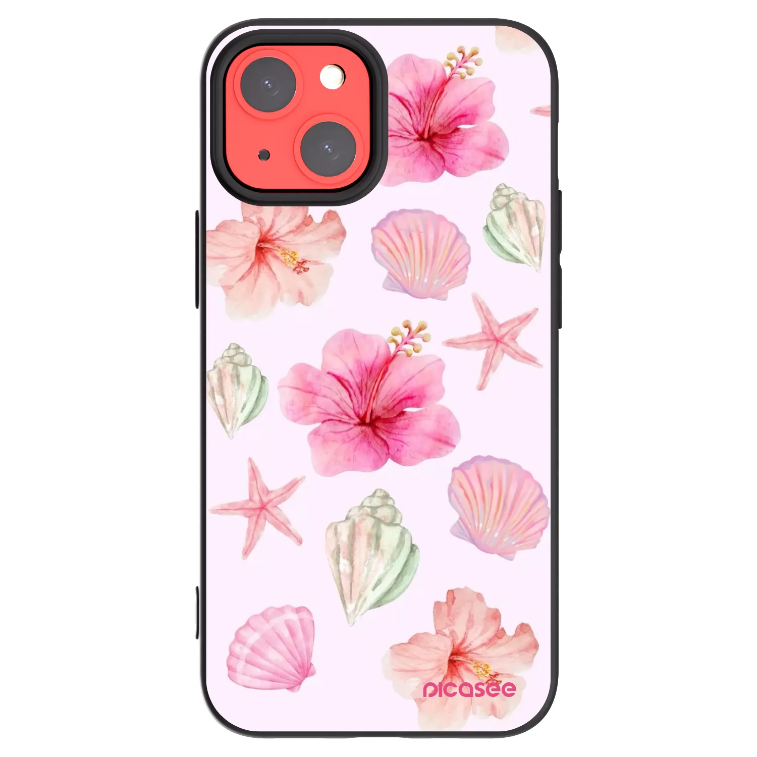 Picasee crna silikonska maskica za Apple iPhone 13 mini - Blush Lagoon