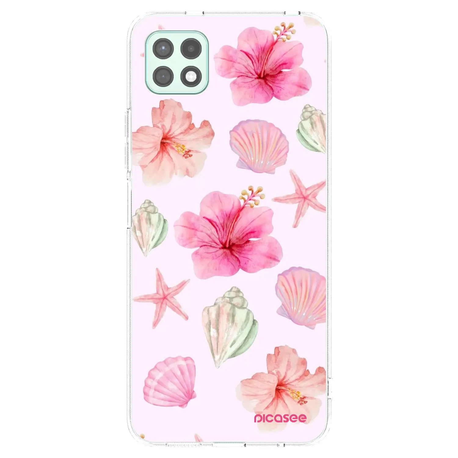 Picasee silikonska prozirna maskica za Samsung Galaxy A22 A226B 5G - Blush Lagoon