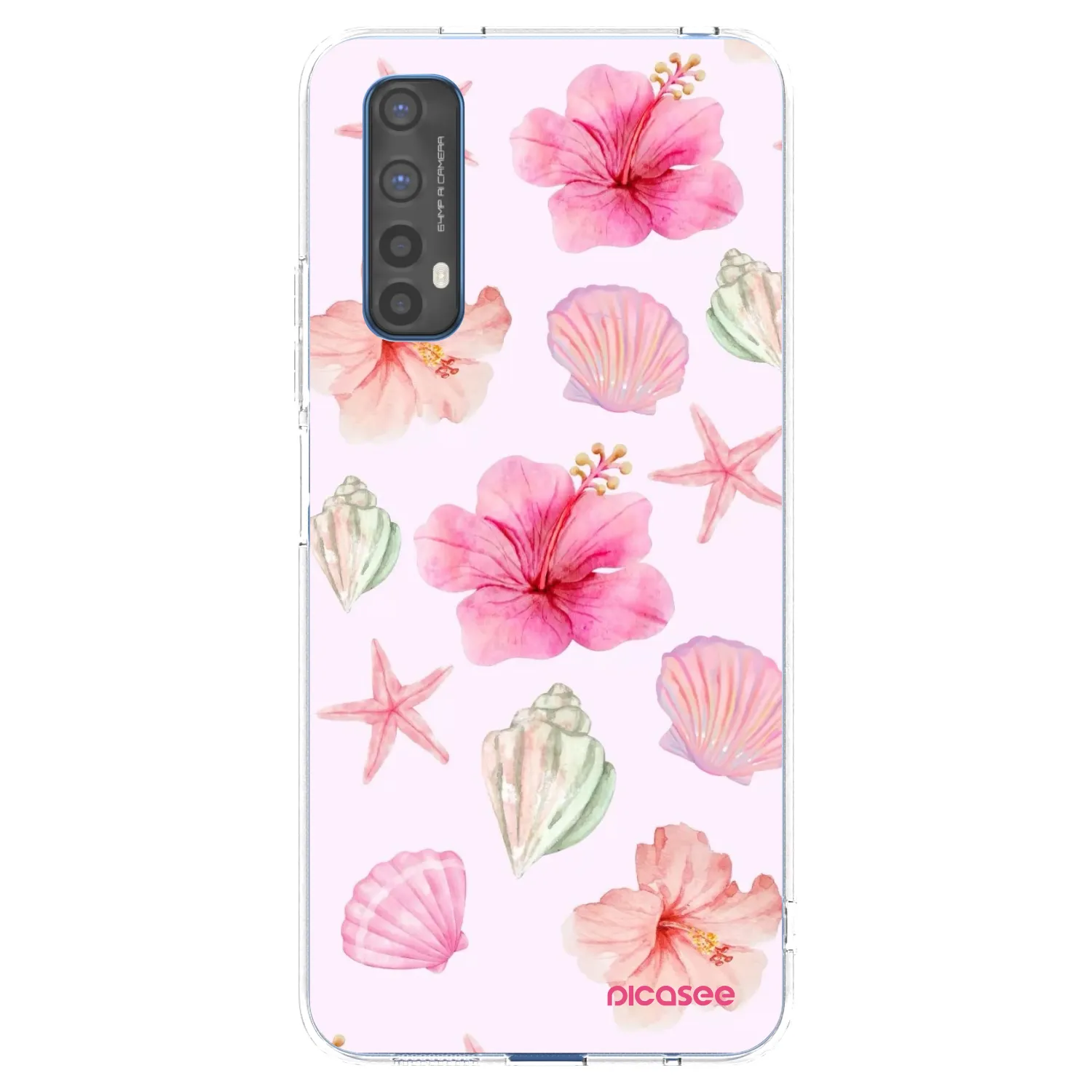 Picasee silikonska prozirna maskica za Realme 7 - Blush Lagoon