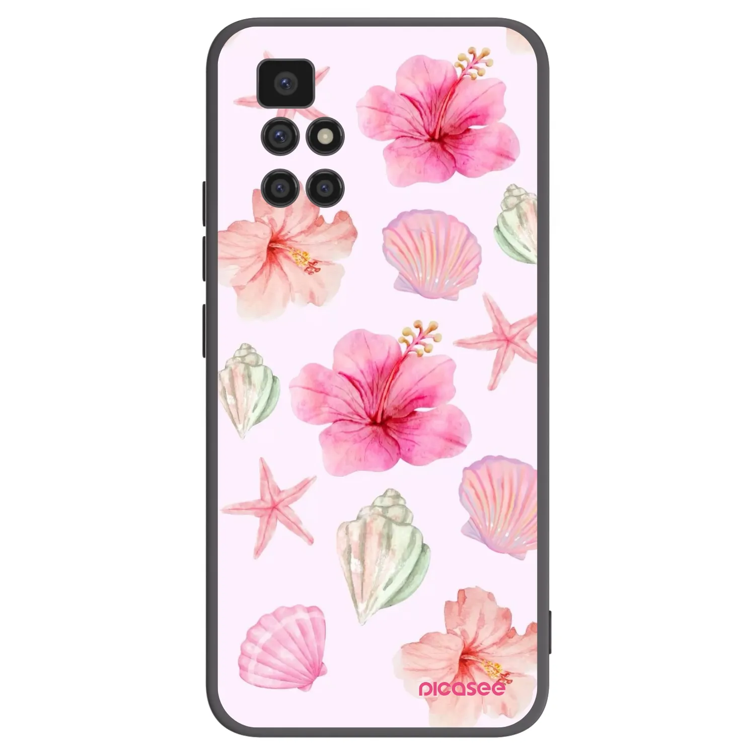 Picasee crna silikonska maskica za Xiaomi Redmi 10 - Blush Lagoon