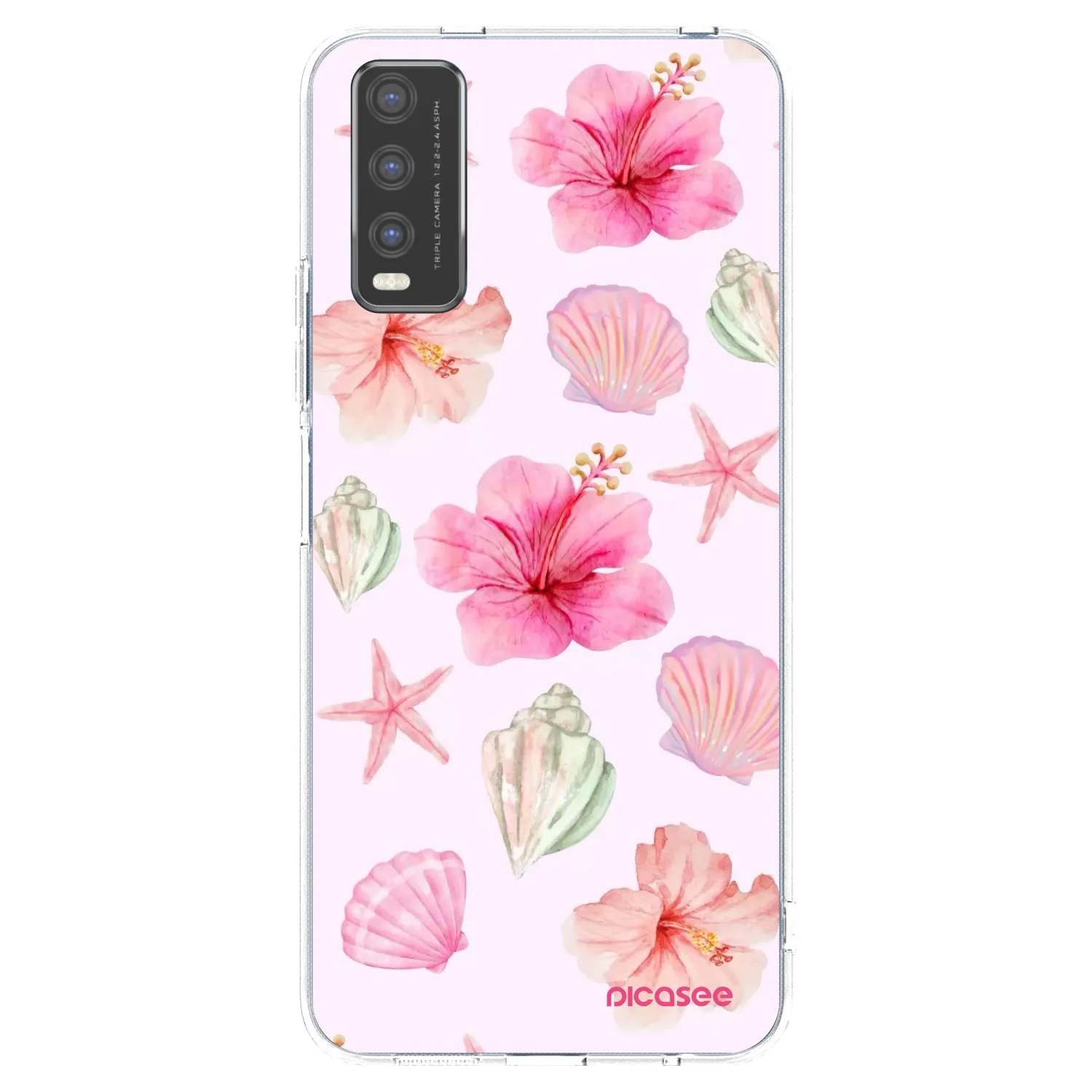 Picasee silikonska prozirna maskica za Vivo Y20s - Blush Lagoon