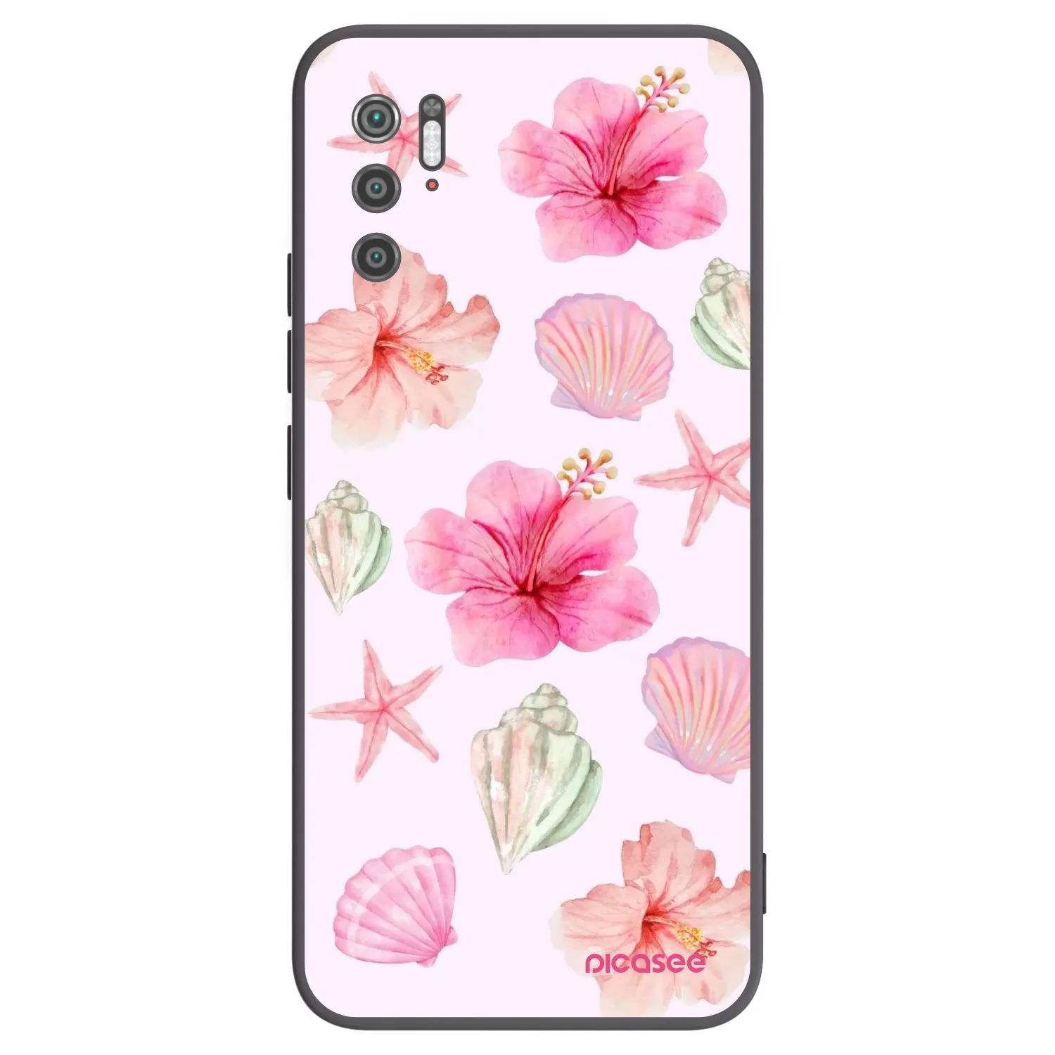 Picasee crna silikonska maskica za Xiaomi Poco M3 Pro 5G - Blush Lagoon